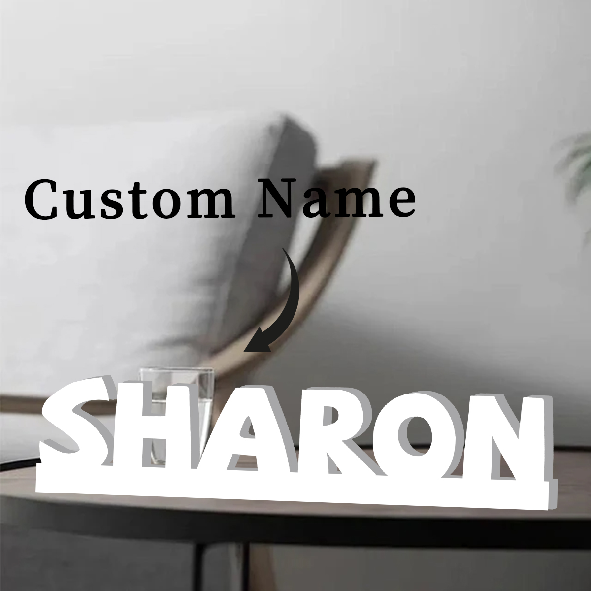 Home Decor Diy - Plaque personnalisée, décoration intérieure, ornement en