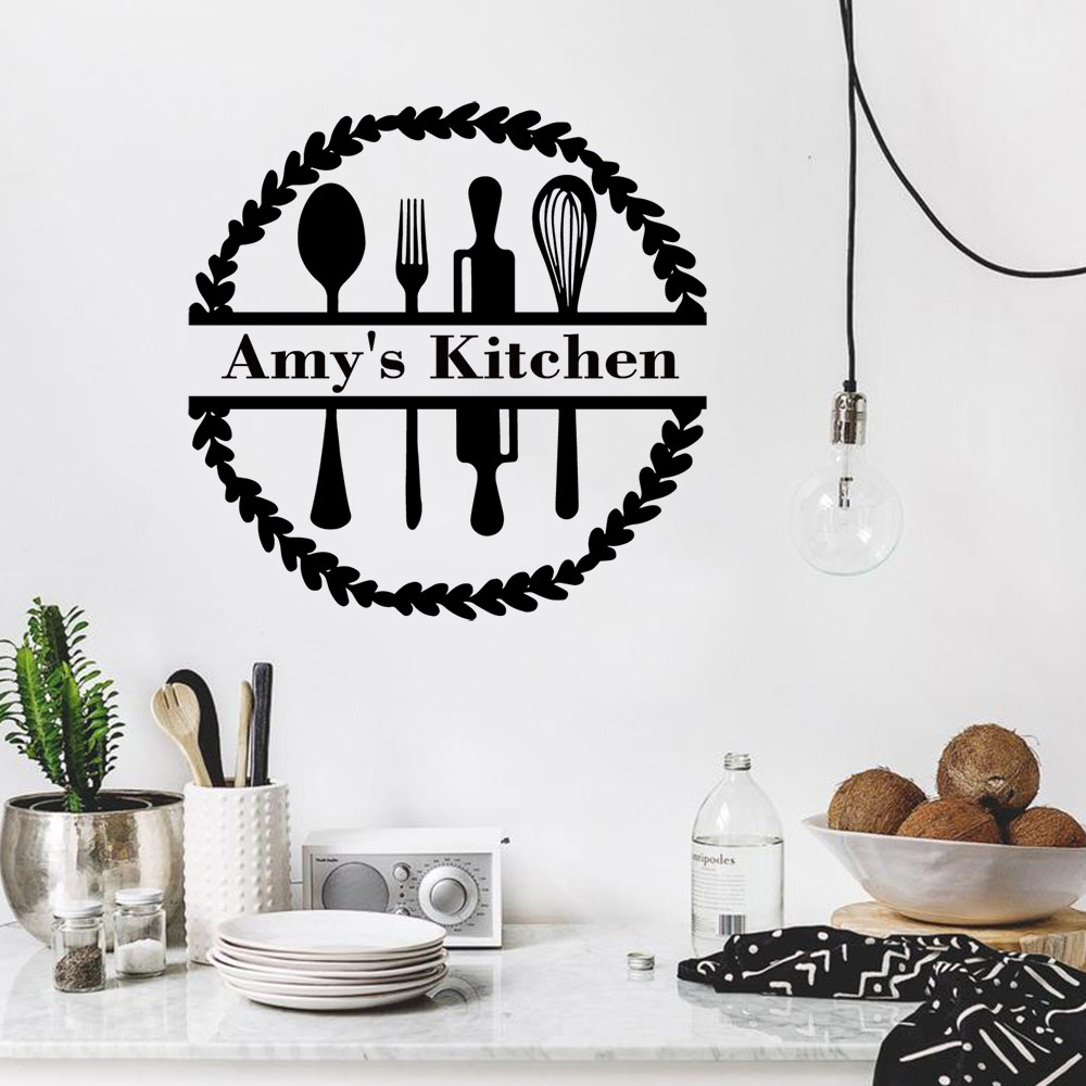 Home Decor Wall Tiles - Autocollant mural décoratif personnalisable avec texte