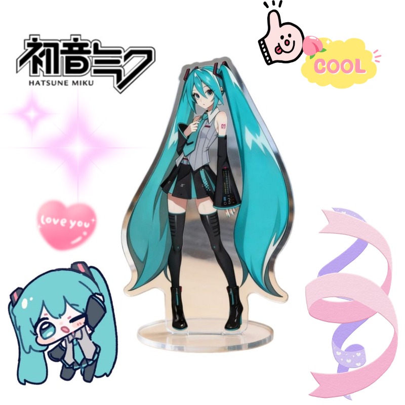 Home Decor Tv - Figurine Hatsune Miku en acrylique de