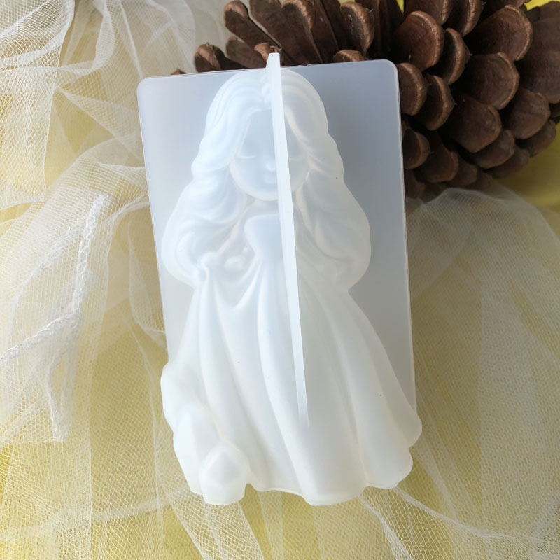 Home Decor Etsy - Moule à bougie princesse 3D en
