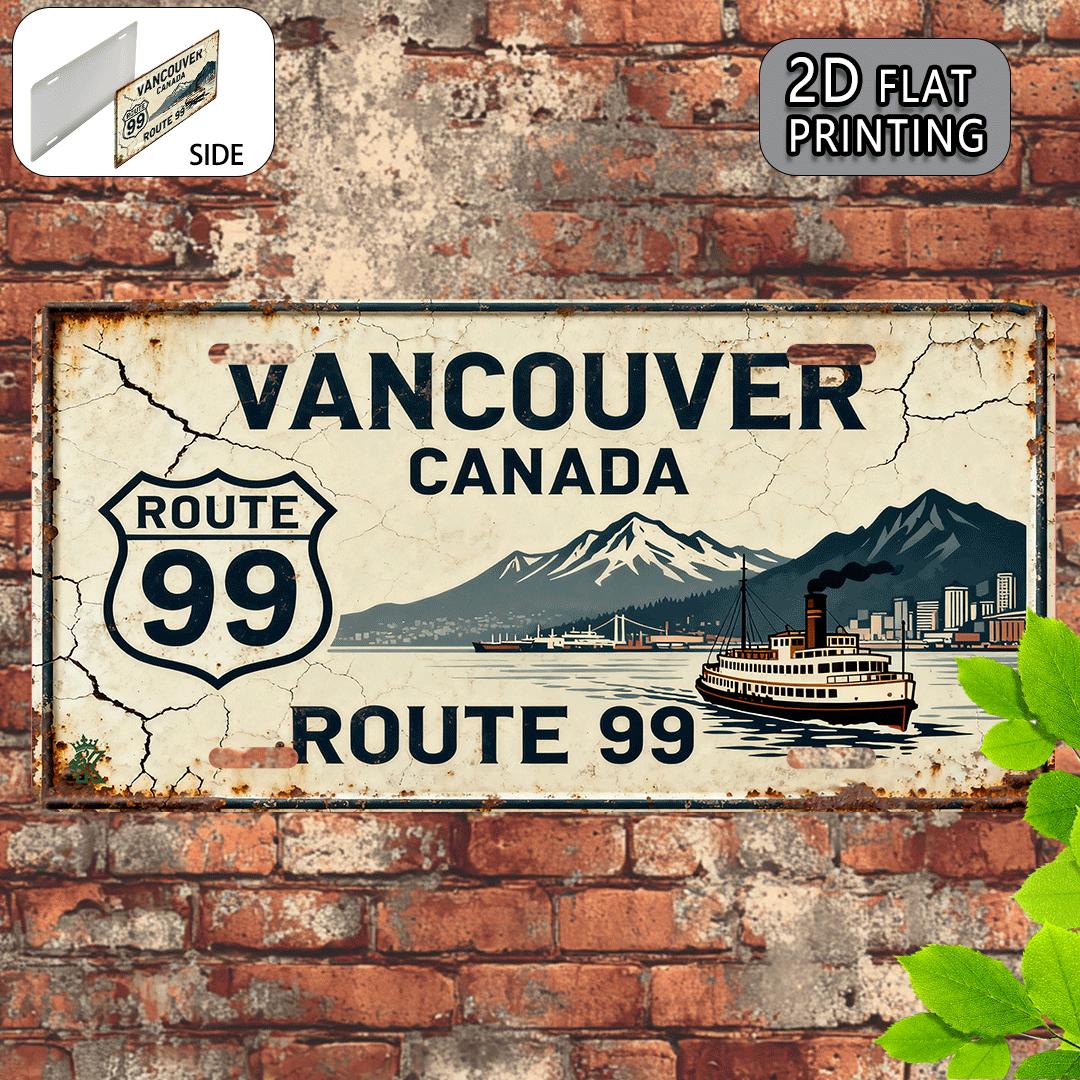 Home Decor Vancouver - Panneau mural en métal 2D plat,