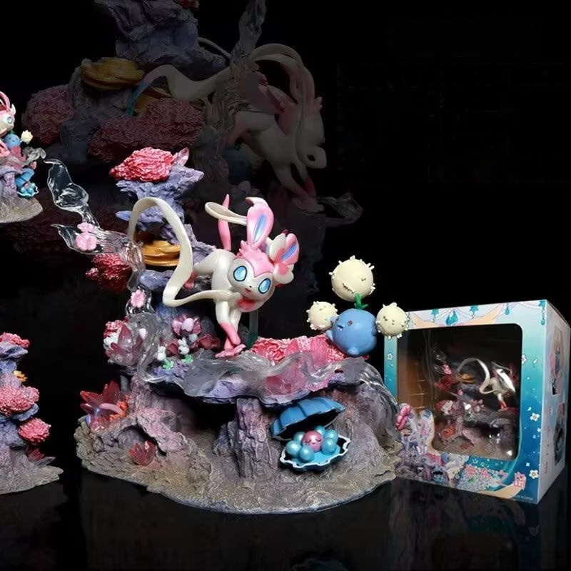 Home Decor Market - Figurine GK Sylveon Shroomish Clamperl Fairy