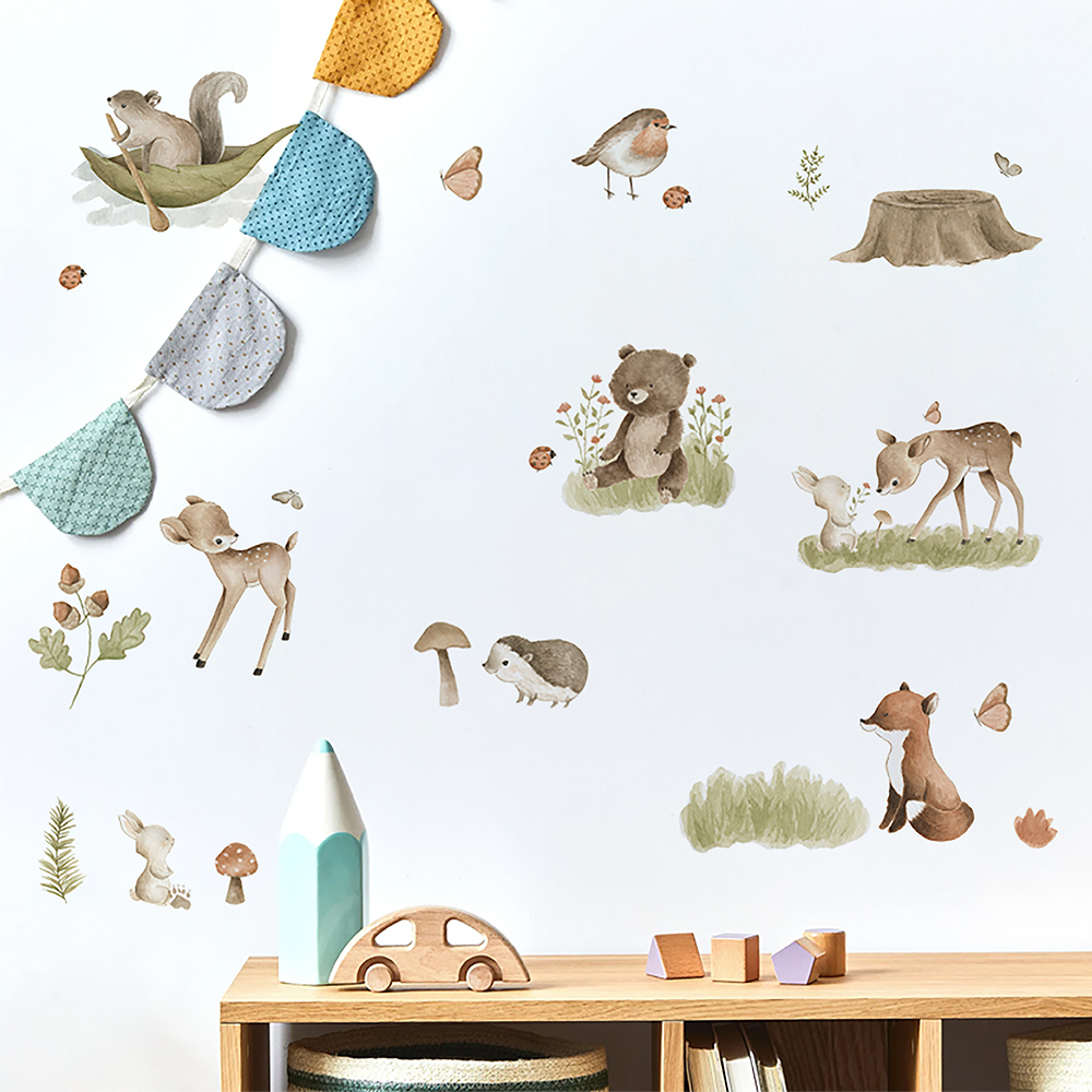 Home Decor Vinyl Flooring - Autocollants muraux de dessin animé de