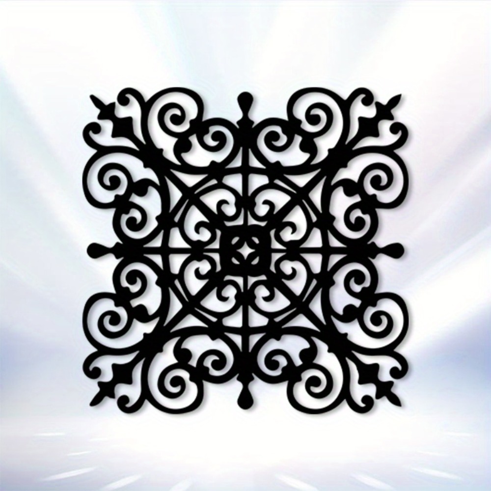 Home Decor Etsy - Sculpture murale florale en métal -