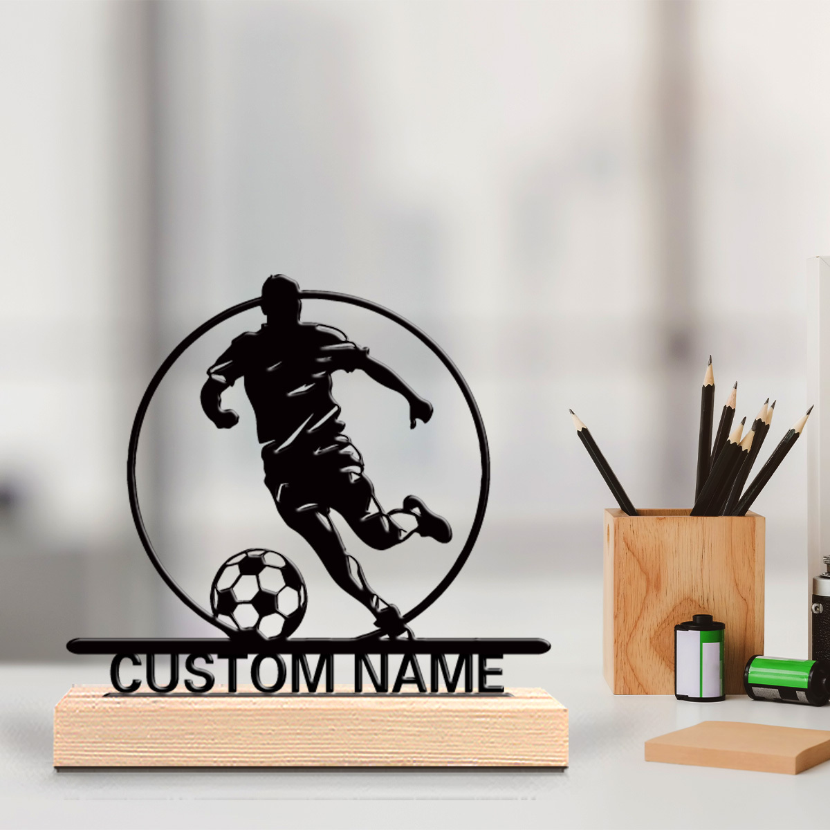 Home Decor Inspo - Statue en métal personnalisée de joueur