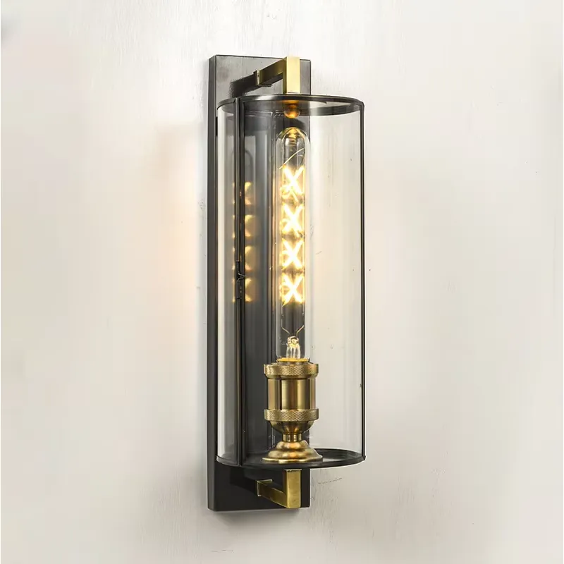 Home Decor Kitchen - Lampes suspendues LED cylindriques dorées modernes,