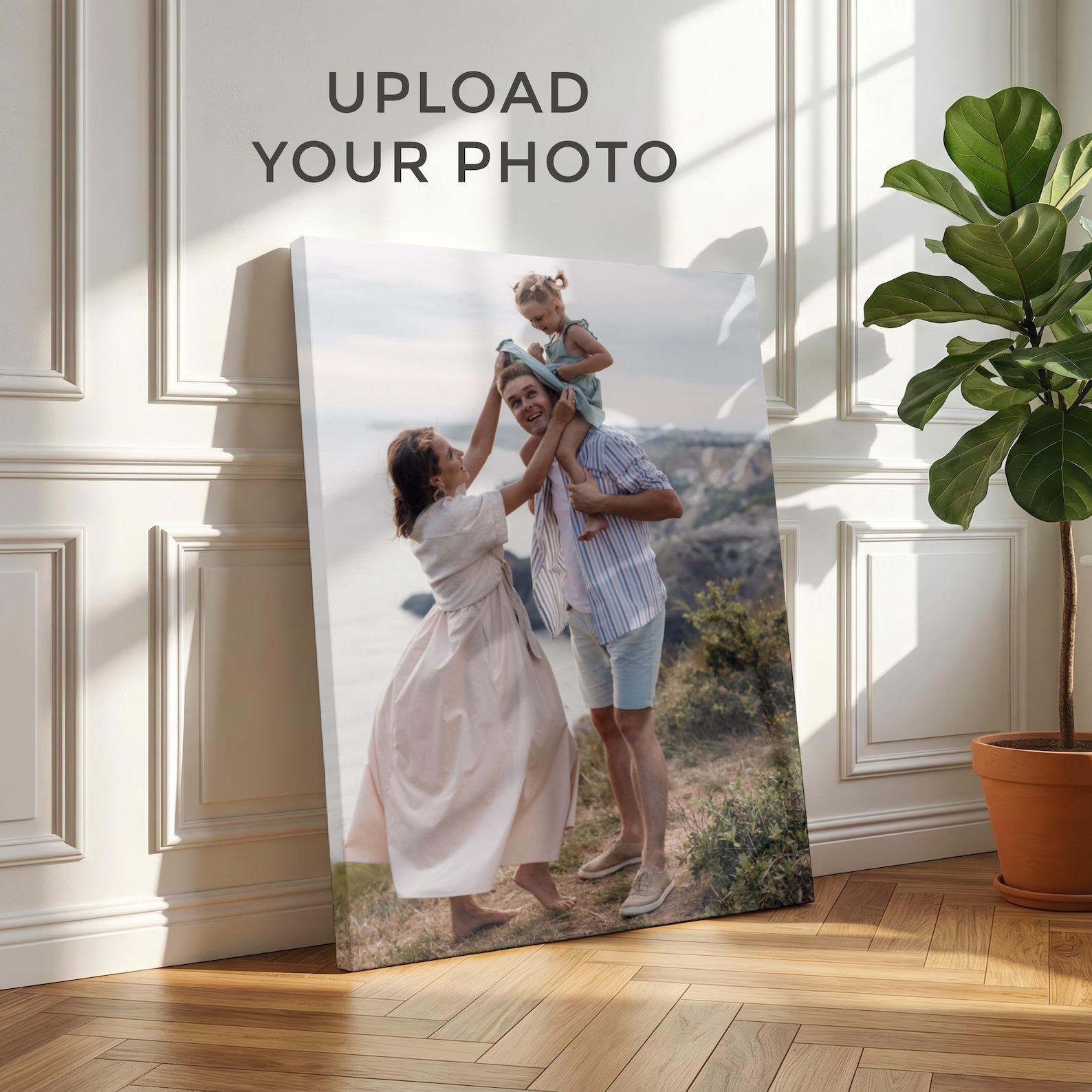 Home Decor Inspo - Toile photo personnalisée, Art mural familial