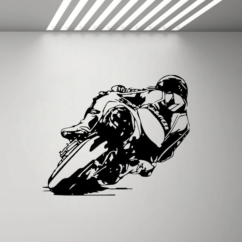 Home Decor Vinyl Flooring - Décoration murale de moto, cadeau pour