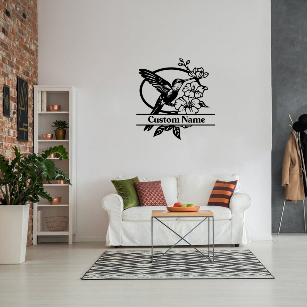 Home Decor Wall Tiles - Autocollants muraux créatifs avec nom personnalisé,