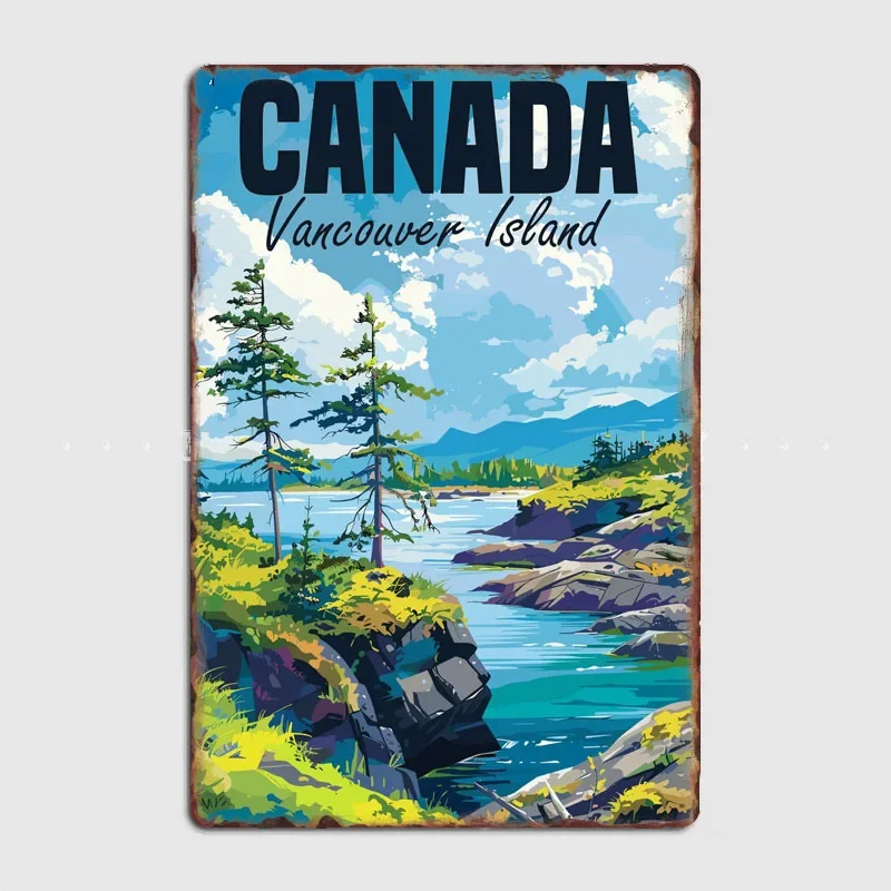 Home Decor Vancouver - Affiche de points scéniques de voyage