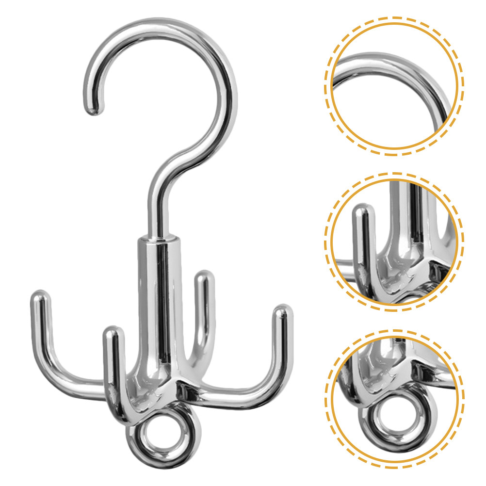 Home Decor Organizer - Porte-vêtements rotatif à 4 griffes, organisateur