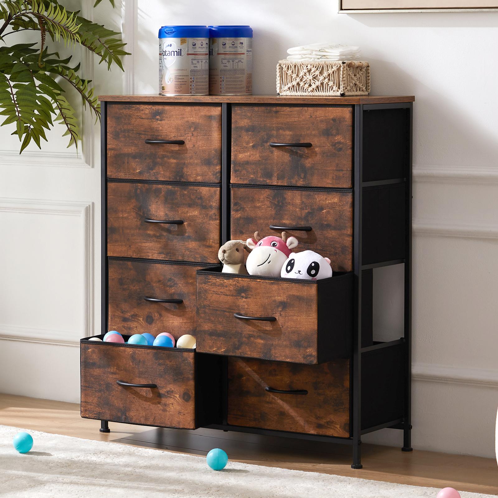 Commode à 8 tiroirs en tissu,  - Home Decor Organizer avis et prix