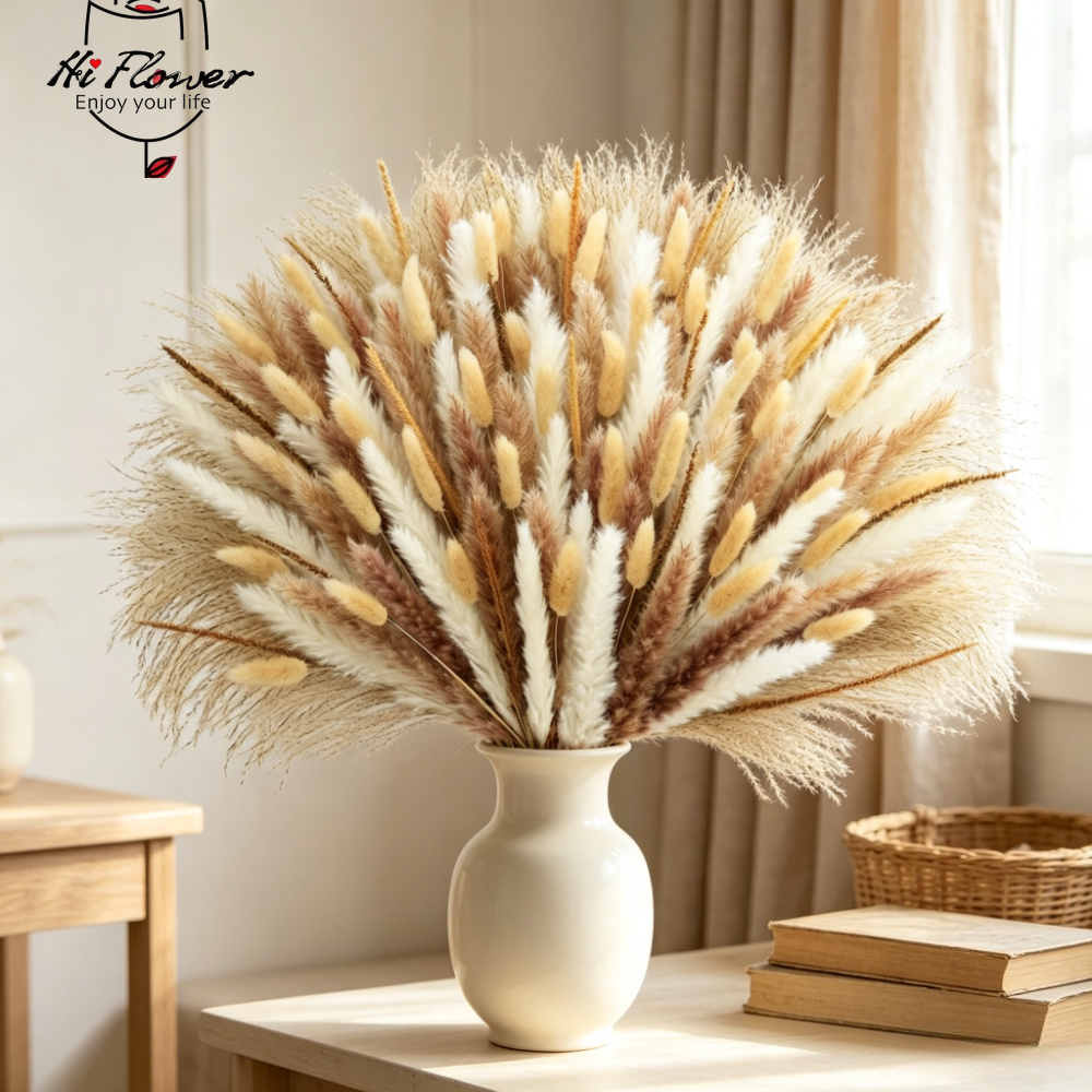 Bouquet d'herbe de la pampa sé - Dried Flower Bouquet avis et prix