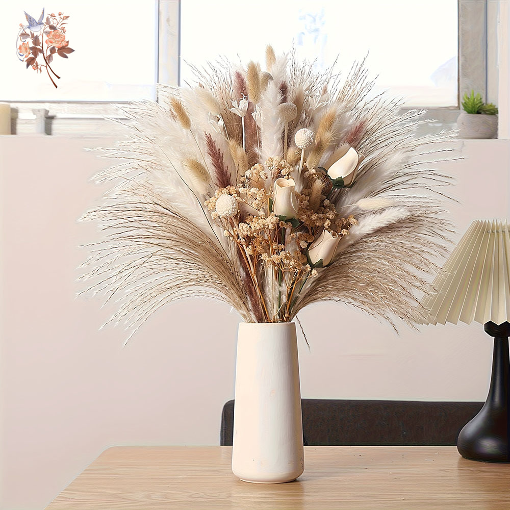 Bouquet de 80 fleurs artificie - Dried Flower Bouquet avis et prix