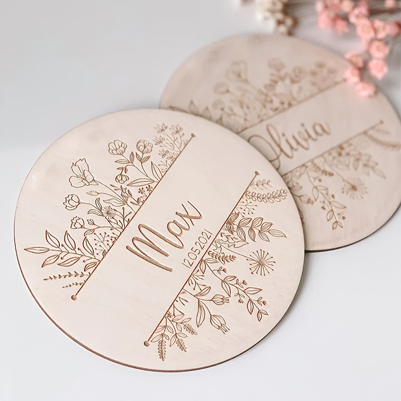 Plaque de nom gravée florale p - Home Decor Inspo avis et prix