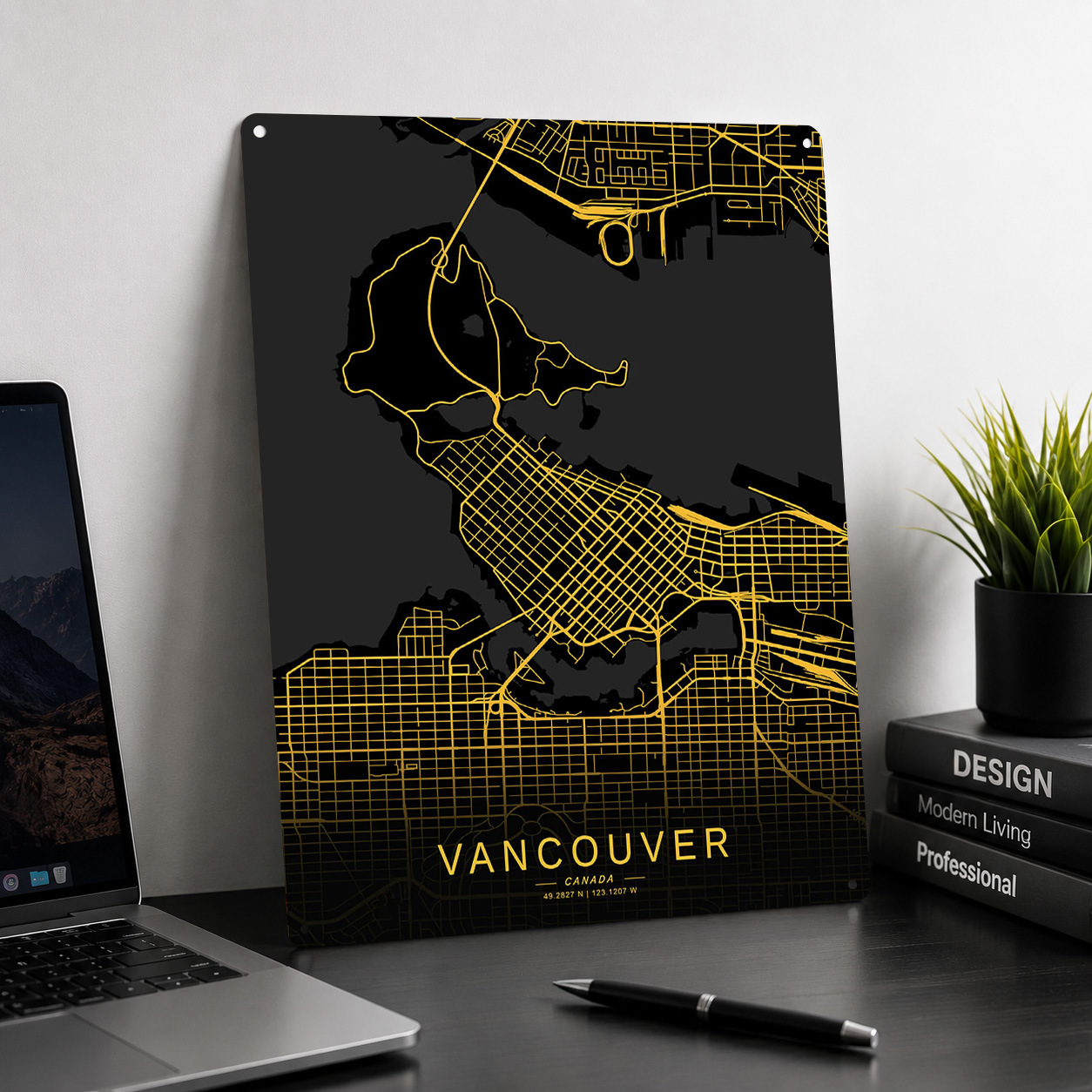 Affiche imprimée en texture 3D - Home Decor Vancouver avis et prix