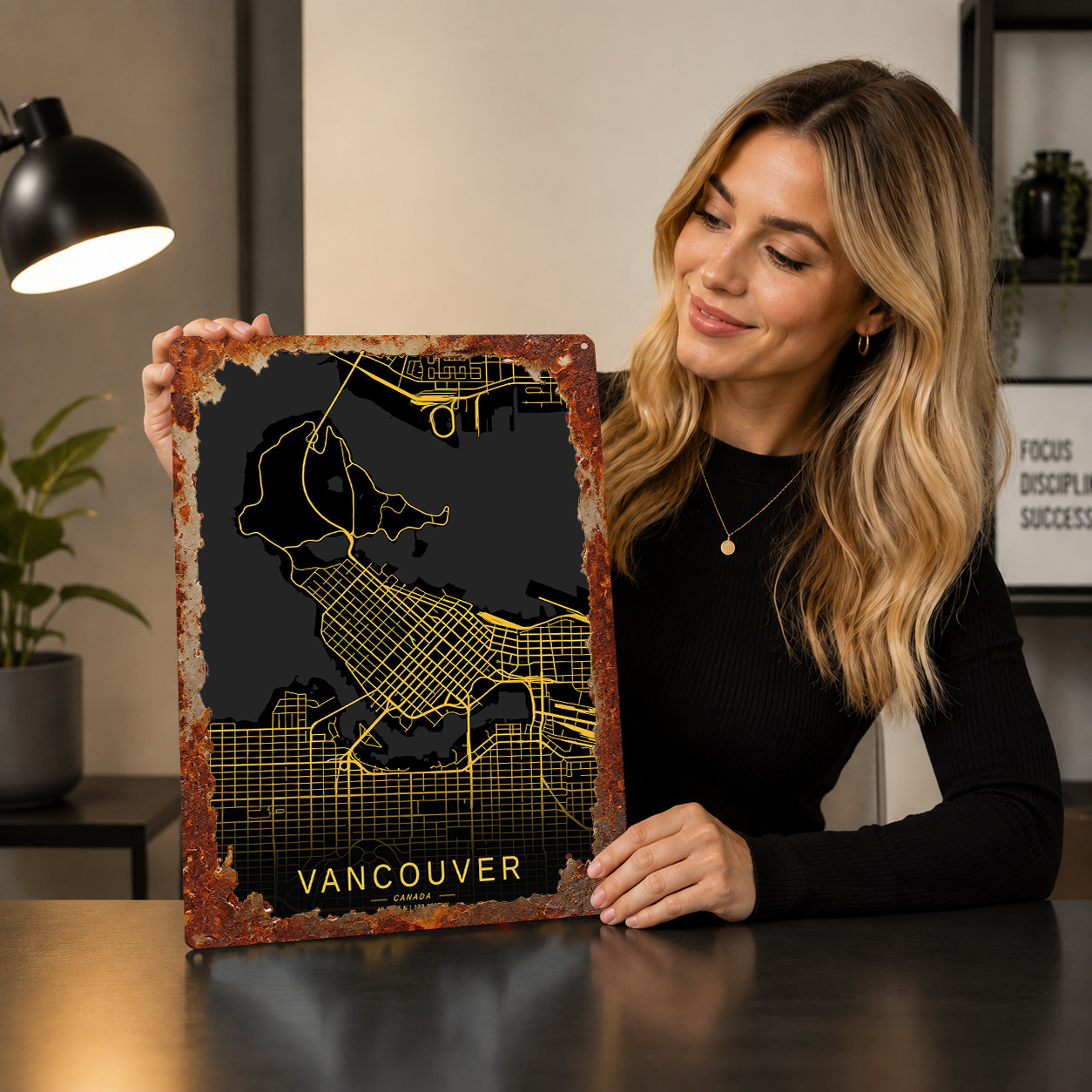 Affiche imprimée en texture 3D - Home Decor Vancouver avis et prix