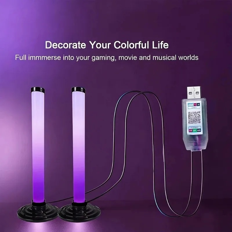 Barre lumineuse LED RGB alimen - Home Decor Tv avis et prix