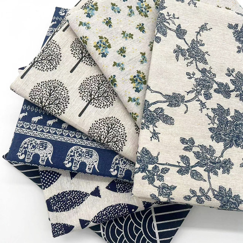 Tissu en coton et lin mélangé  - Home Decor Inspo avis et prix