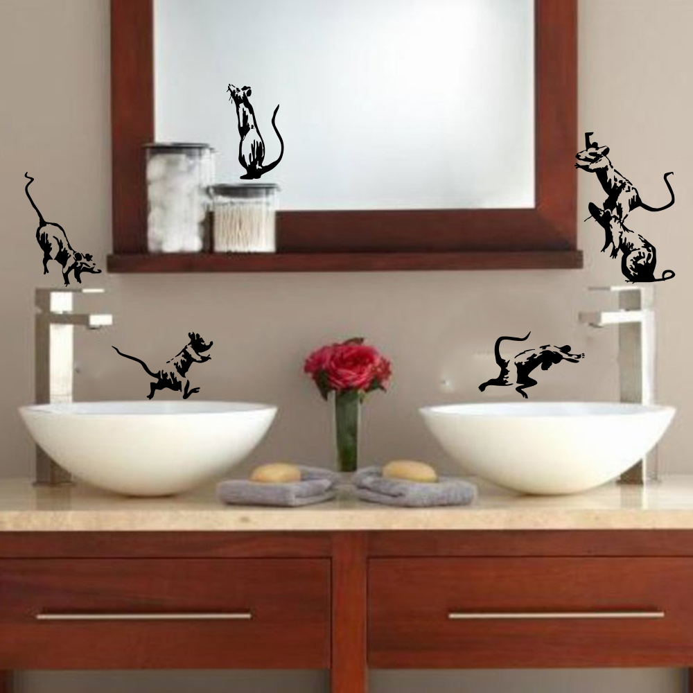 Autocollant mural Banksy Toile - Home Decor Vinyl Flooring avis et prix