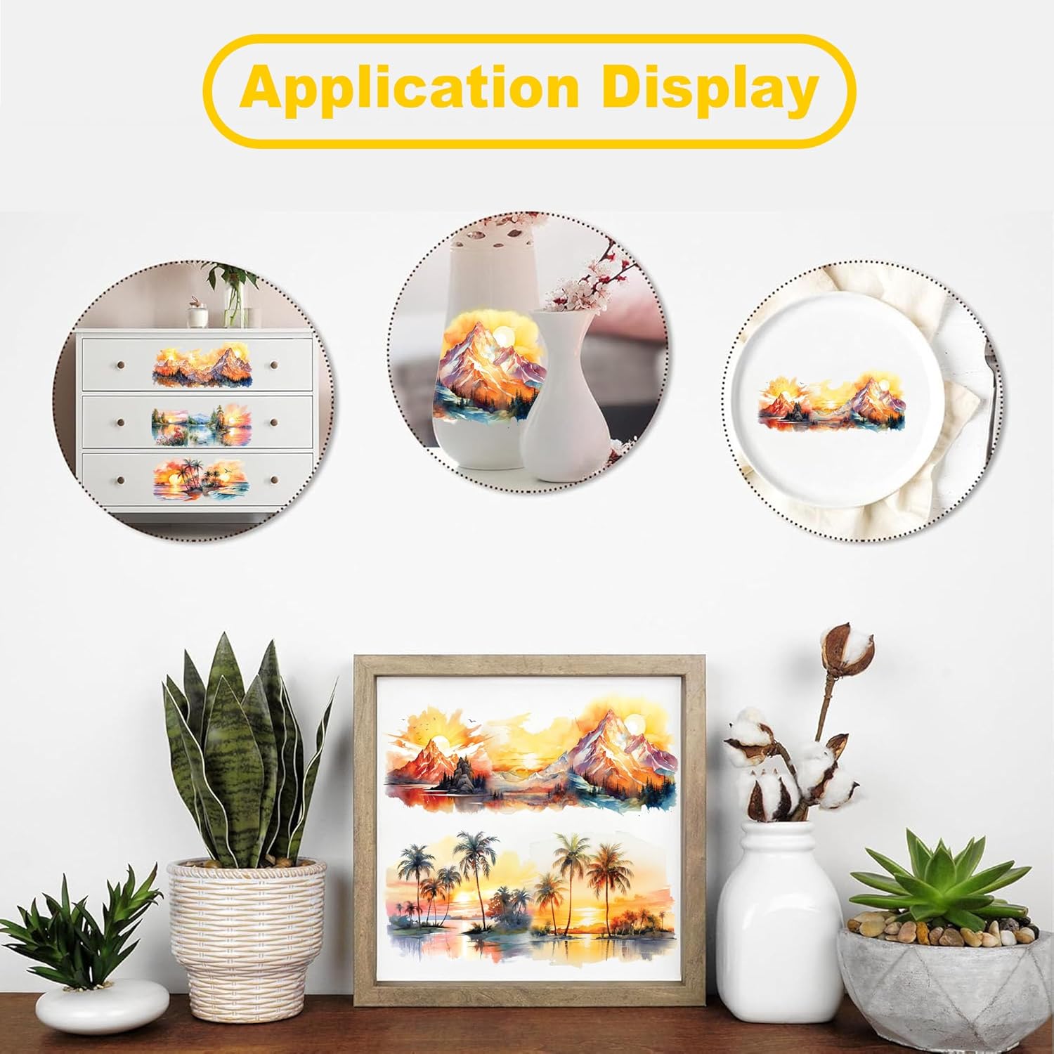 Autocollant 3D de transfert UV - Home Decor Etsy avis et prix