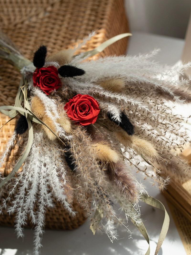 Queue de lapin Rose conservée, - Dried Flower Bouquet avis et prix