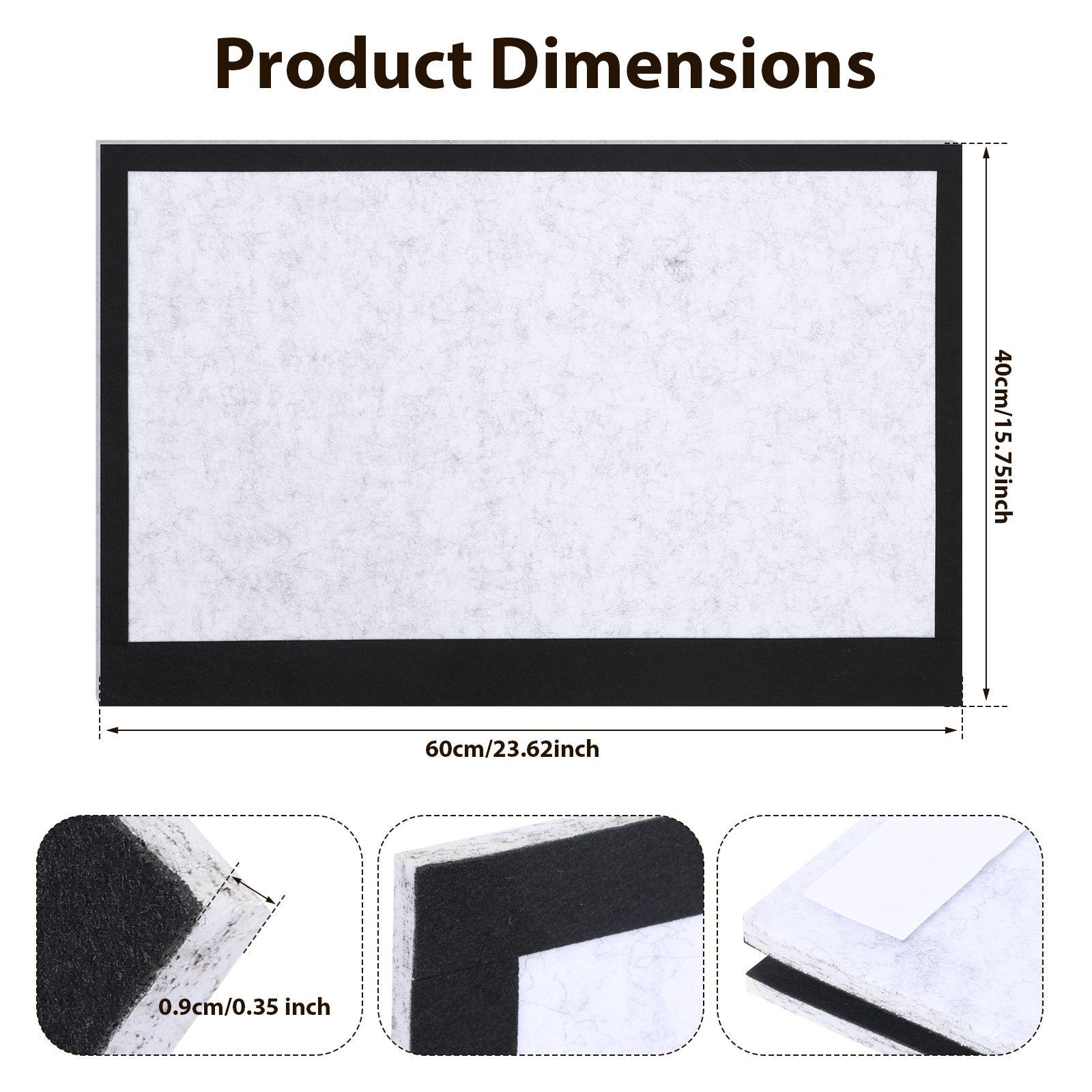 Tableau d'affichage rectangula - Home Decor Wall Panels avis et prix