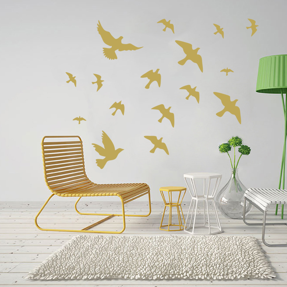 Autocollants muraux oiseau déc - Home Decor Vinyl Flooring avis et prix