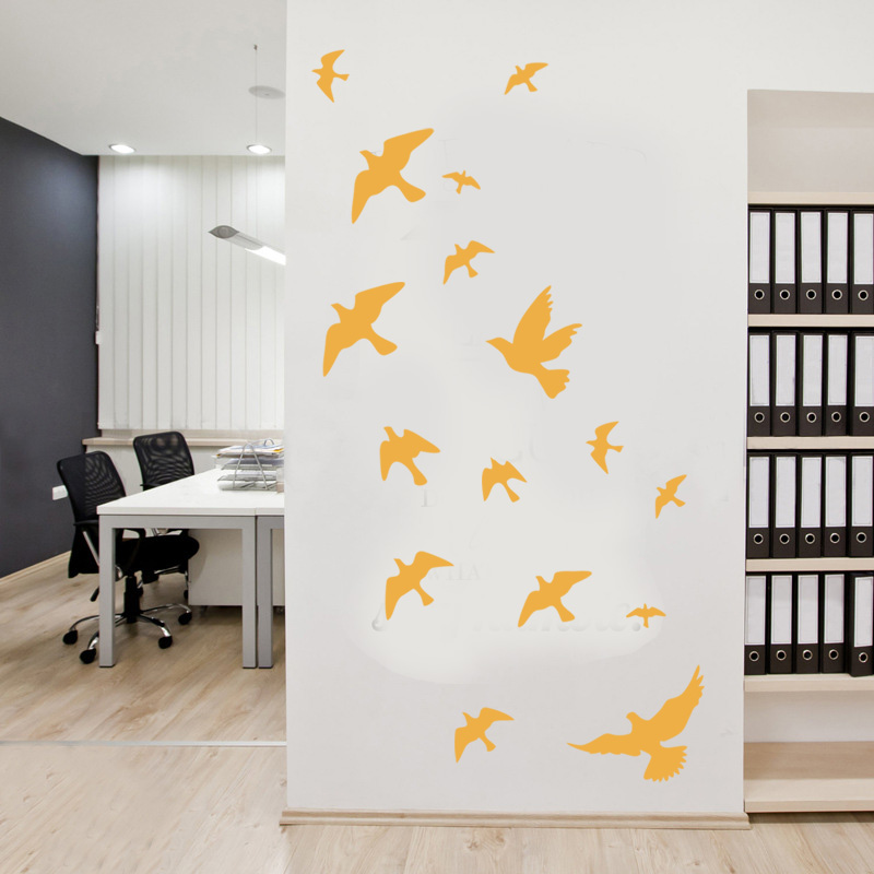 Autocollants muraux oiseau déc - Home Decor Vinyl Flooring avis et prix