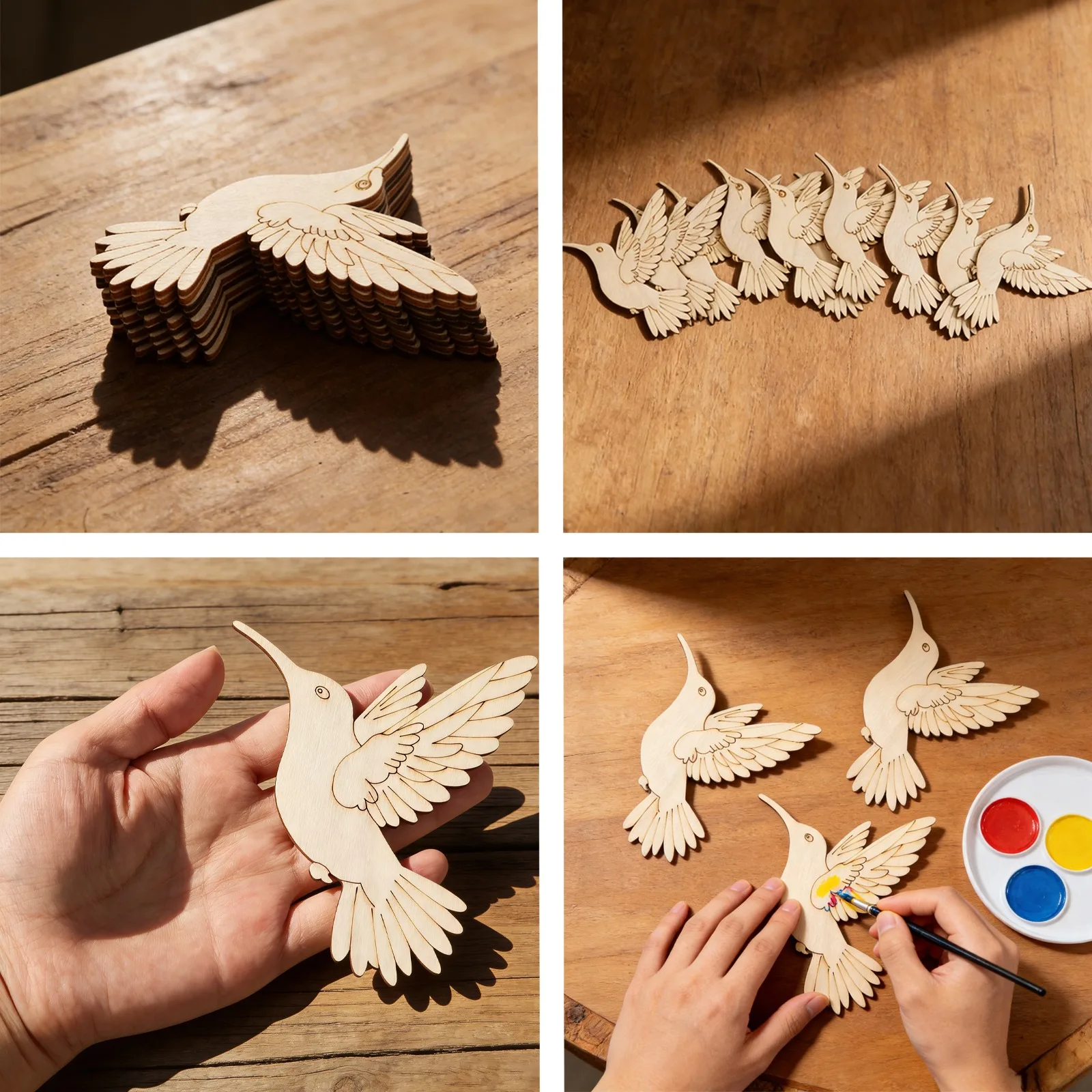 10 pièces de découpes en bois  - Home Decor Diy avis et prix