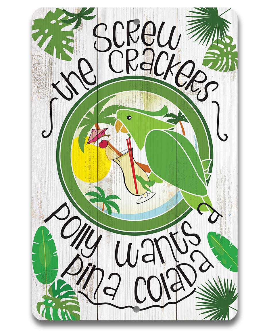 Polly Wants Pina Colada - Plaq - Home Decor Market avis et prix