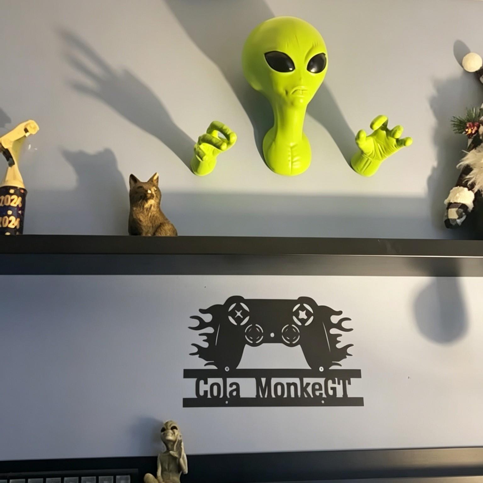 1 pendentif Alien vert, sculpt - Home Decor Etsy avis et prix