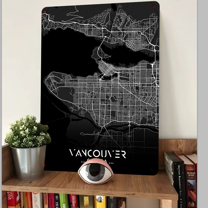 Carte de ville du Canada de Va - Home Decor Vancouver avis et prix