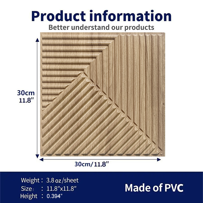 12 pièces Panneaux muraux 3D e - Home Decor Wall Panels avis et prix