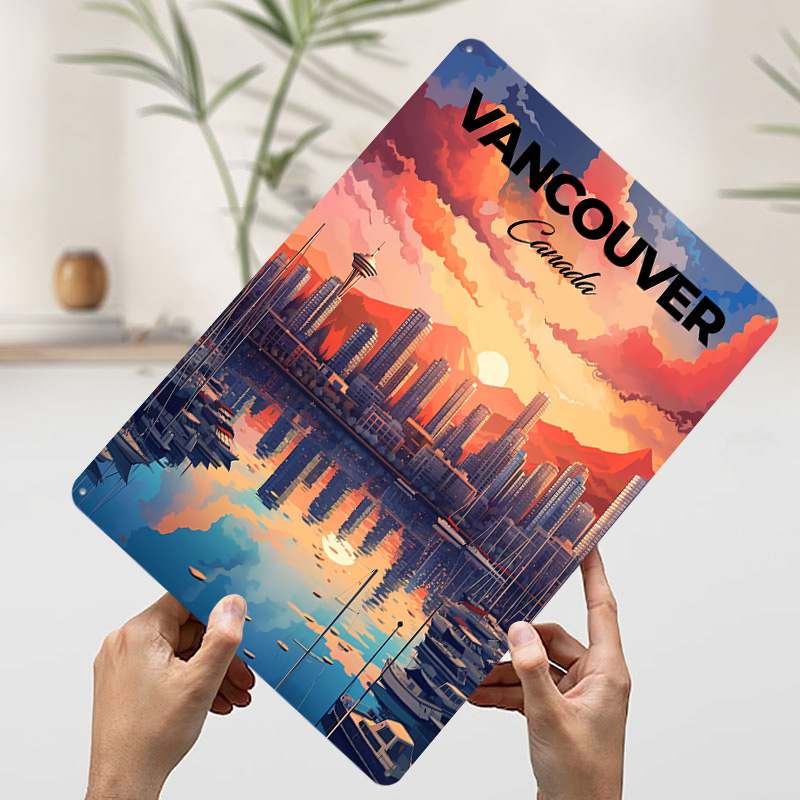 Affiche de voyage de Vancouver - Home Decor Vancouver avis et prix