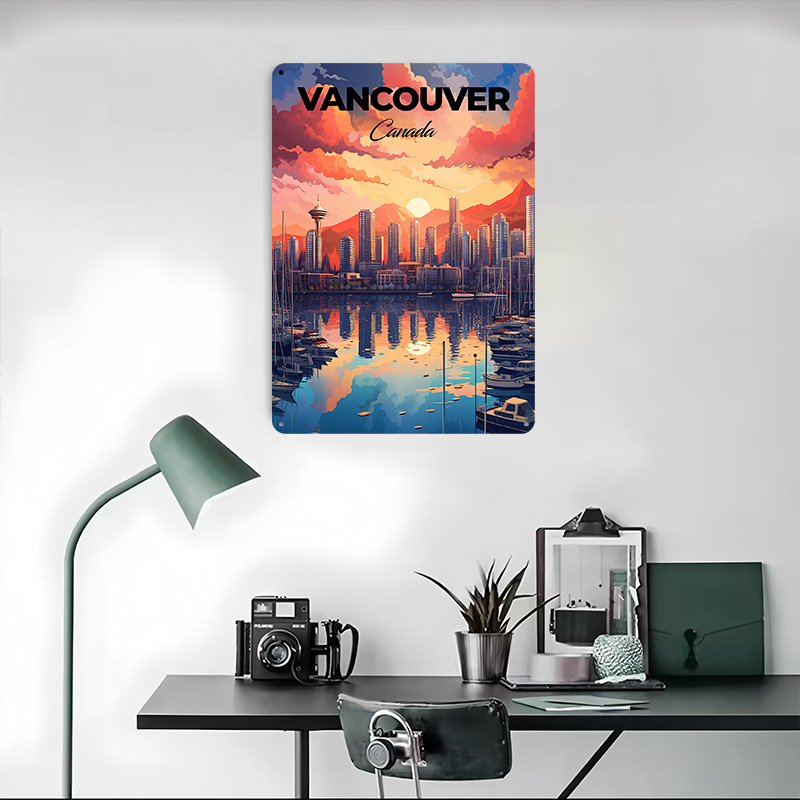 Affiche de voyage de Vancouver - Home Decor Vancouver avis et prix