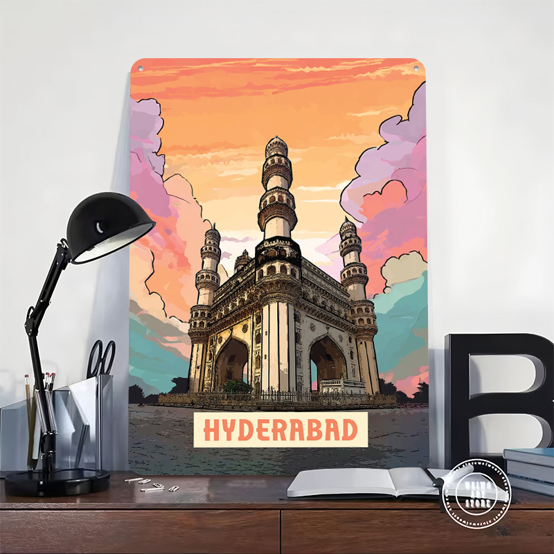 Affiche Hyderabad personnalisé - Home Decor Hyderabad avis et prix