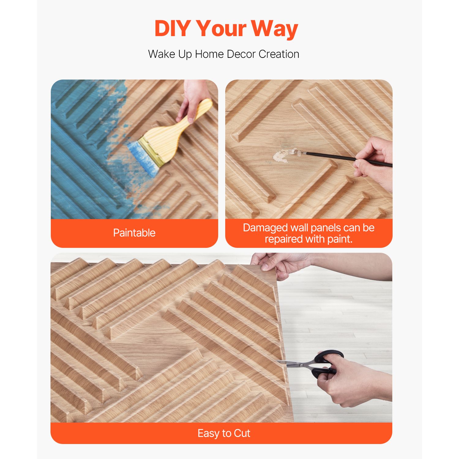 Panneaux muraux 3D, lot de 12  - Home Decor Wall Panels avis et prix