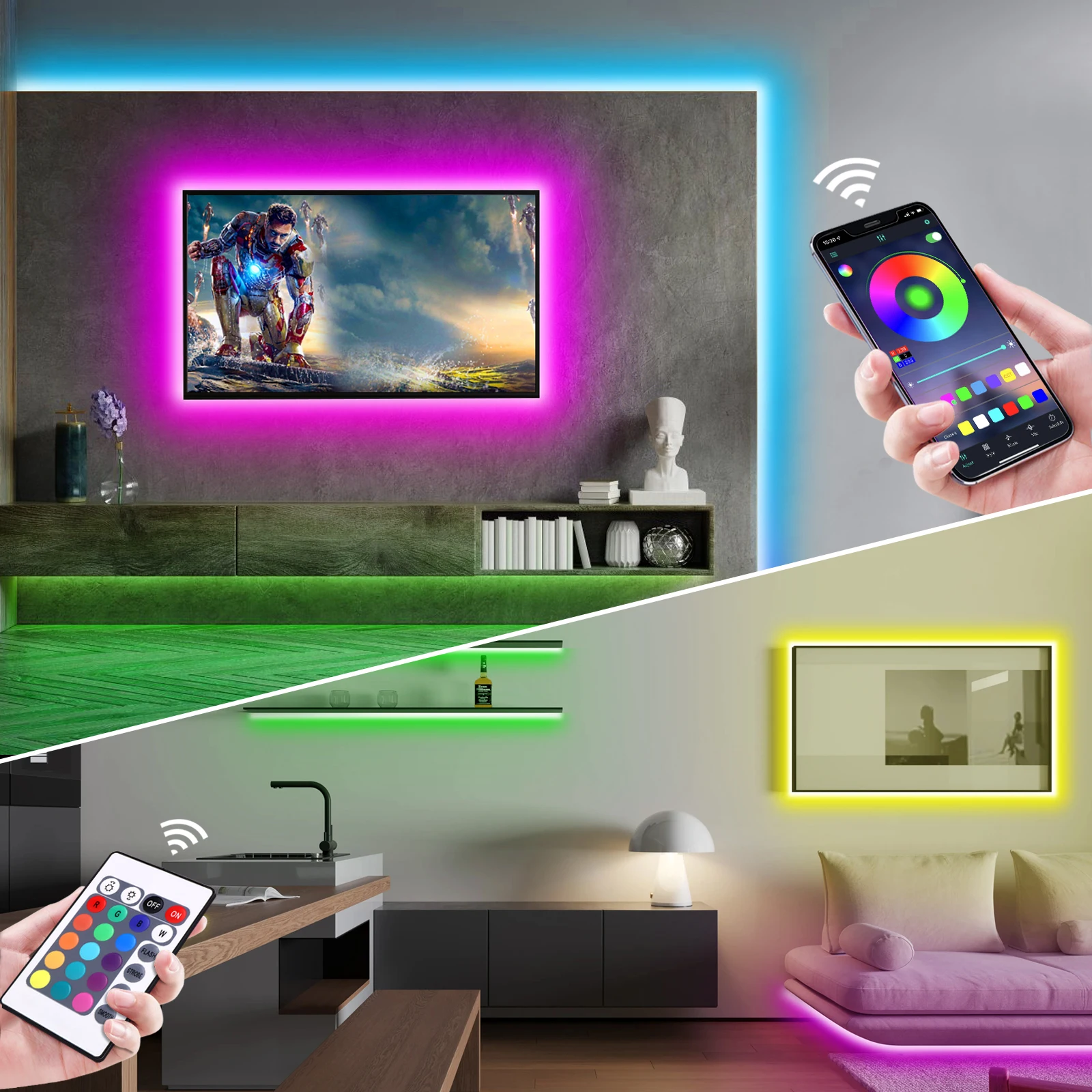 Bande lumineuse LED néon RGB,  - Home Decor Inspo avis et prix