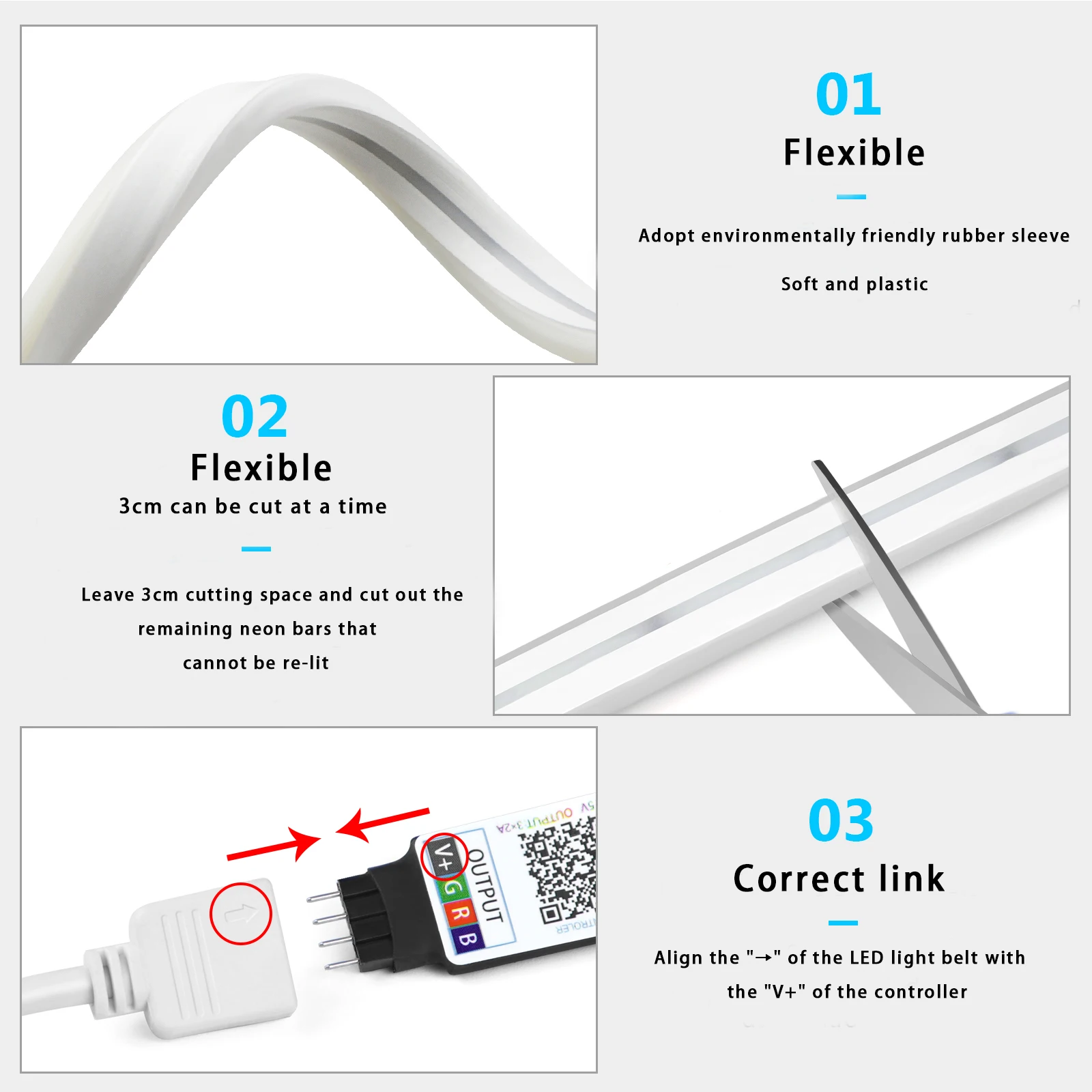 Bande lumineuse LED néon RGB,  - Home Decor Inspo avis et prix